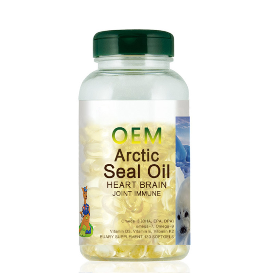 Soft capsule oral health supplements for men and seniors, sugar-free fish oil capsules